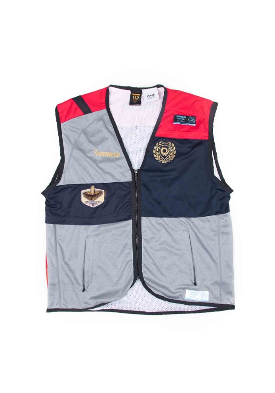 FORWARD X NSS SPORTS REMADE UTILITY VEST (GRAY/RED/NAVY)